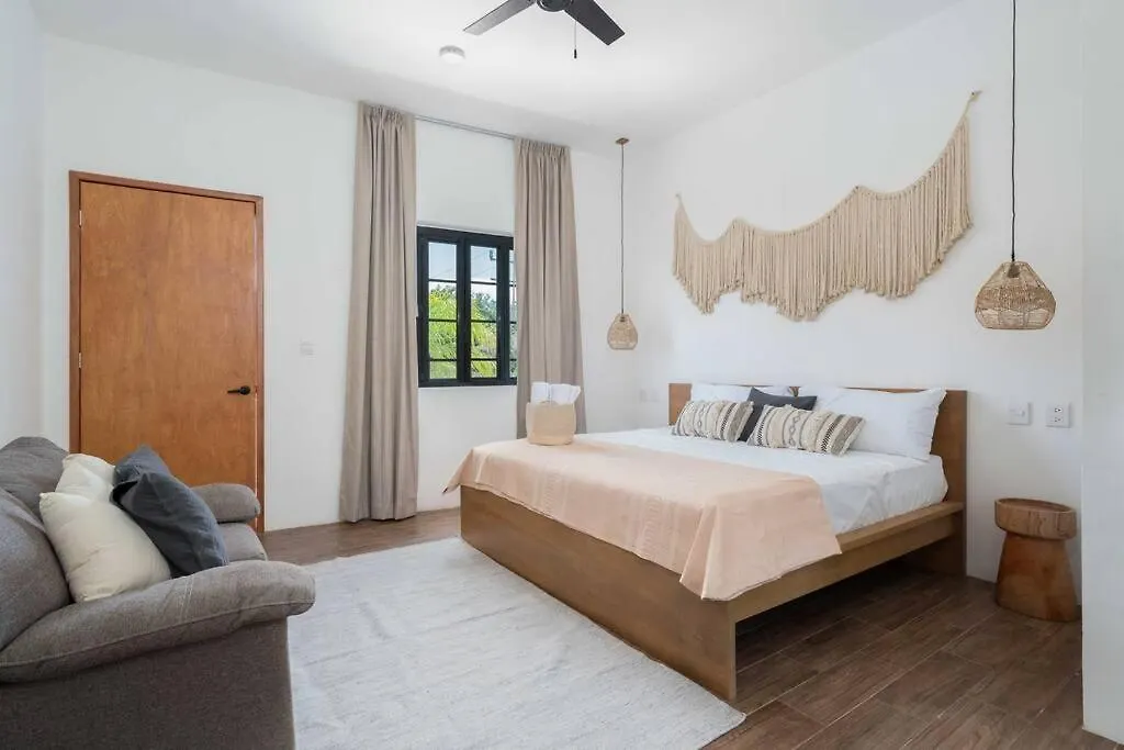 Private Villa Maxanab 7Rooms Pool + Beach Club 툴룸