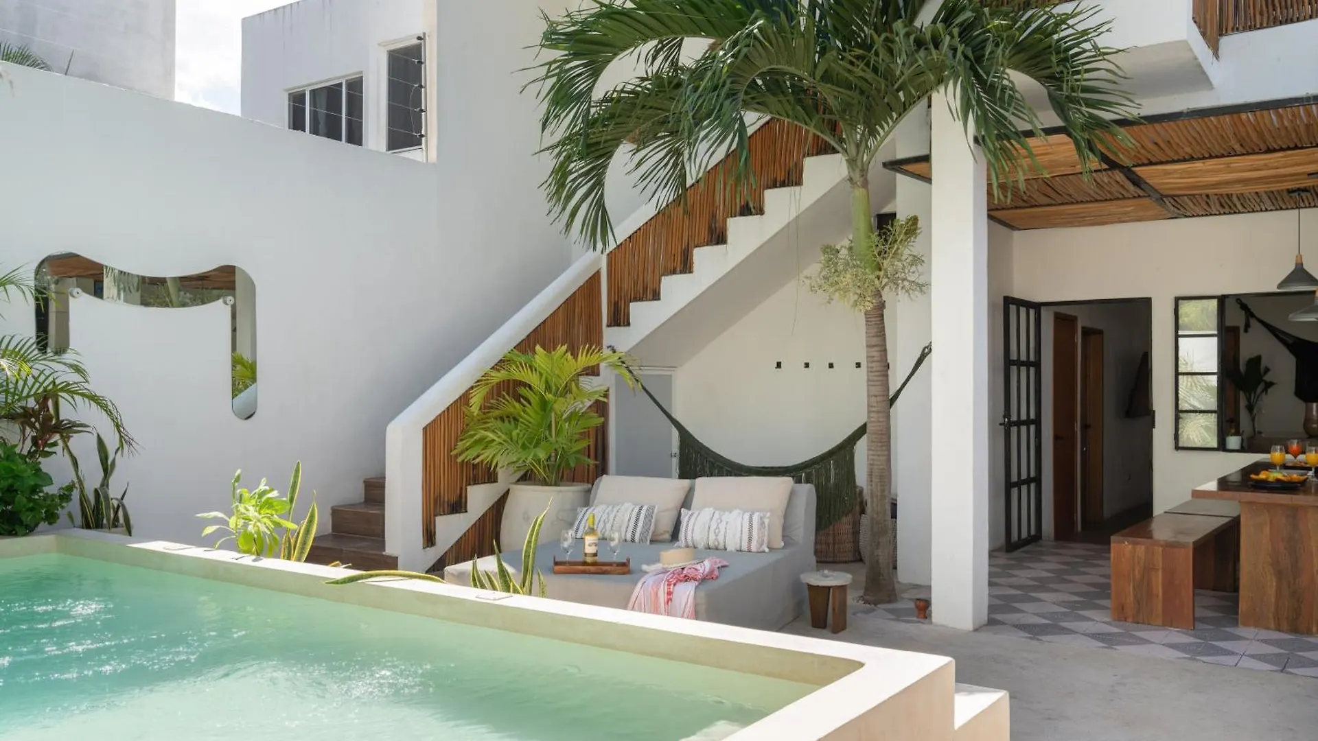 Private Villa Maxanab 7Rooms Pool + Beach Club 툴룸