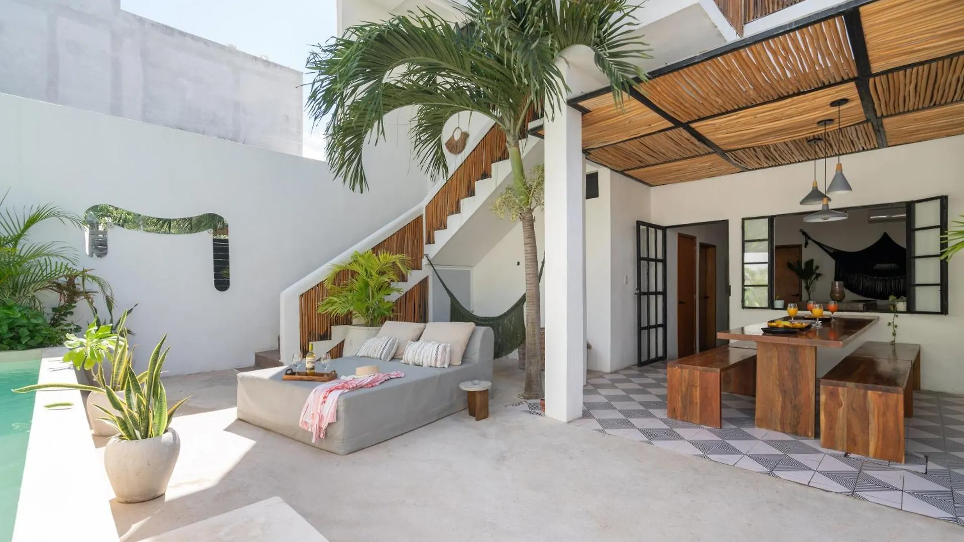 Private Villa Maxanab 7Rooms Pool + Beach Club Tulum Mexiko